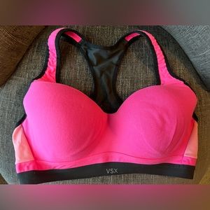 Victorias Secret VSX sports bra 36C Hot Pink